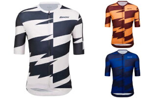 Santini TeB[j Furia Smart short sleeve jersey TCNOWPbg ]ԃEFA Vc V[gX[u [hoCN }EeoCN NXJg[ MTB ɂ  (AMACLUB)