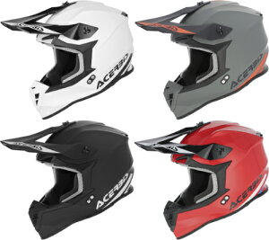 Acerbis A`FrX Linear Solid Motocross Helmet wbg It[h gNXwbg C_[   (AMACLUB)