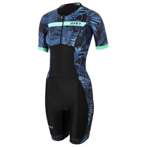 _SiP5{10/10()^ypzZone3 Activate+ Tropical Palm Short Sleeve Trisuit p gCAXX[c ]ԃEGA [XX[c gCAX jO j [hoCN 