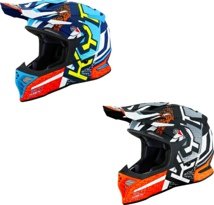 楽天市場】KYT Skyhawk Hyperflow Motocross Helmet モトクロス 