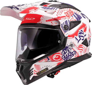 _SiP5{10/10()^y3XL܂ŁzLS2 GGXc[ MX702 Pioneer II Crazy Motocross Helmet V[htwbg It[h gNXwbg C_[ oCN  傫TCY 