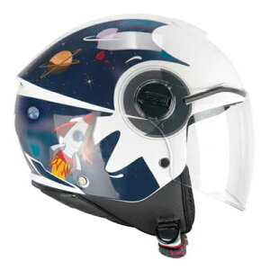 【ジュニア】Cgm Mini Space junior open face helmet ジュニア キッズ ジェットヘルメット オープンフェイス ライダー バイク ツーリング 街乗り にも おすすめ (AMACLUB)