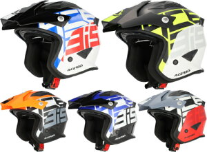 Acerbis A`FrX Jet Aria Graphic Jet Helmet WFbgwbg I[vtFCXwbg C_[ oCN I[goC c[O XN[^[ X ɂ  (AMACLUB)
