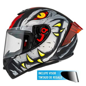 Nzi Trendy 3 Stream Raptor Clear+Tinted Visor full face helmet ttFCXwbg I[h oCN I[goC [VO c[O X ɂ  (AMACLUB)