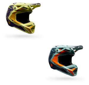 Fox Racing �t�H�b�N�X V1 Image Print Helmet ���g�N���X�w�����b�g �I�t���[�h�w�����b�g ���C�_�[ �o�C�N ���������� �������� (AMACLUB)