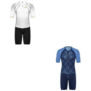 Spiuk エスピューク Max short sleeve trisuit レーシングスーツ 自転車スーツ 自転車ウエア ロードバイク トライアスロン ランニング 水泳 にも おすすめ (AMACLUB)