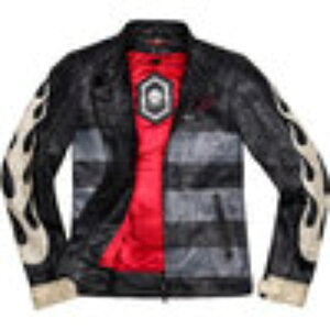 HolyFreedom Zero Inferno Special Edition Motorcycle Leather Jacket レザージャケット バイクジャケット バイクウェア ライダー オートバイ バイク バギー ハーレー にも (AMACLUB)