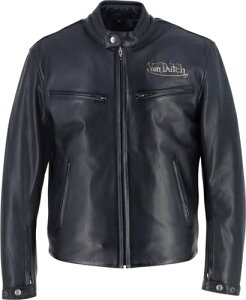 Von Dutch X Helstons Basic Motorcycle Leather Jacket U[WPbg oCNWPbg oCNEFA C_[ I[goC oCN c[O oM[ n[[ ɂ  (AMACLUB)