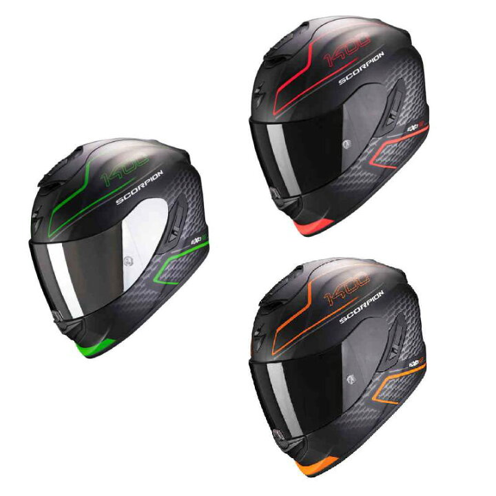 楽天市場 Scorpion スコーピオン Exo 1400 Air Galaxy フルフェイスヘルメット ライダー バイク ツーリングにも かっこいい おすすめ Amaclub 欧米直輸入バイク用品のamaclub