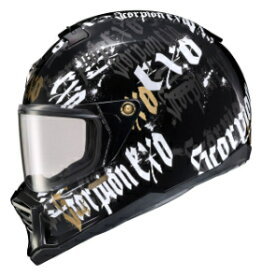 ＼全品2500円+5%OFF★6/5(水)限定／【3XLまで】Scorpion スコーピオン EXO-HX1 Blackletter Helmet フルフェイスヘルメット ライダー バイク レーシング ツーリングにも かっこいい 大きいサイズあり おすすめ (AMACLUB)