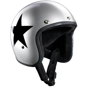 Bandit ofBbg Jet Star Silver Jet Helmet WFbgwbg I[vtFCXwbg C_[ oCN c[Oɂ   (AMACLUB)