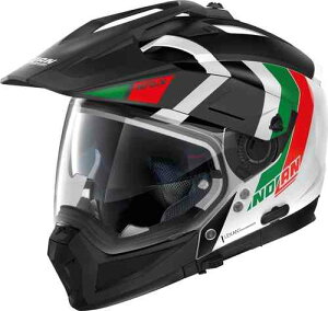 \全品1000円クーホン゜★10/27(月)限定/【ダブルバイザー】Nolan ノーラン N70-2 X Decurio N-Com フルフェイスヘルメット シールド付オフロード ジェットヘルメット バイク かっこいい (AMACLUB)