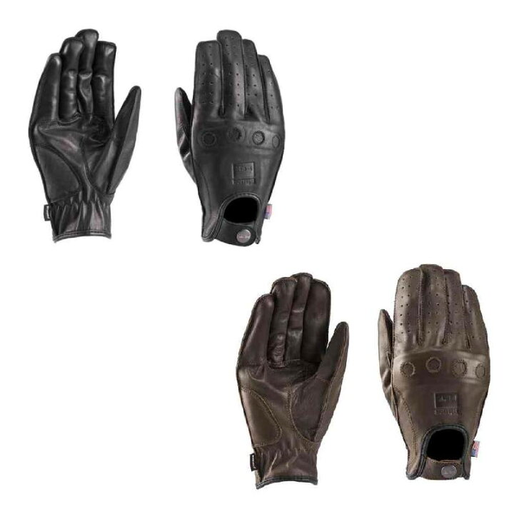 楽天市場 全品4h限定全品00円off 時 10 4 火 Blauer ブラウアー Routine レザーグローブ ライディンググローブ バイク ツーリングにも かっこいい おすすめ Amaclub 欧米直輸入バイク用品のamaclub