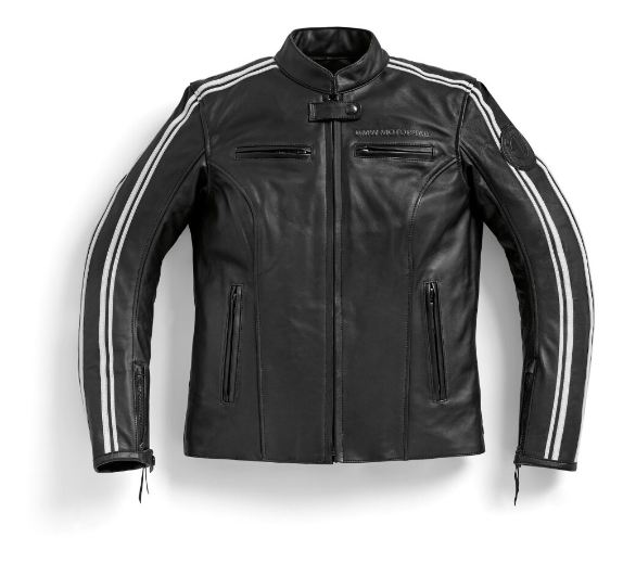 BMW Motorrad クラブマンジャケット、黒、牛皮-