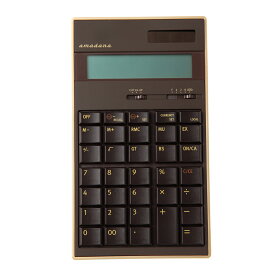 公式ショップ　amadana 電子計算機 (ブラウン) ：LC-704-BR