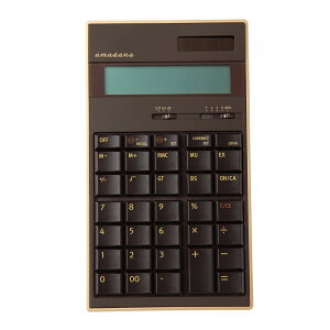 公式ショップ amadana 電子計算機 (ブラウン) :LC-704-BR
