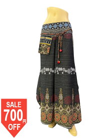 ＼週末限定700円クーポン／タイパンツ ポケット アジアン 民族風 コットン100