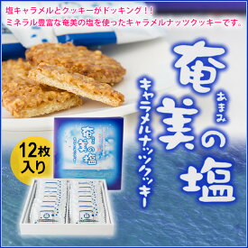 お菓子 奄美の塩キャラメルナッツクッキー 12枚入り 奄美大島 お土産 お菓子