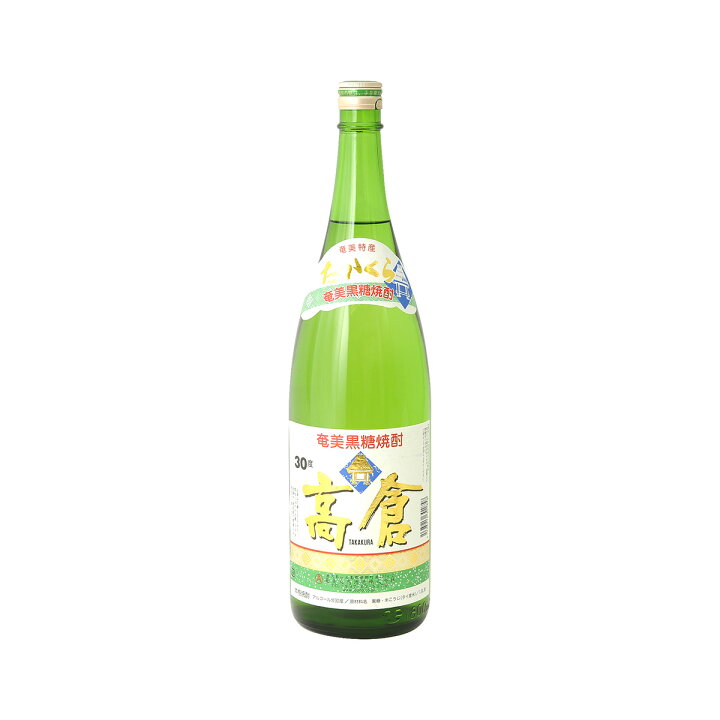 楽天市場】奄美黒糖焼酎 高倉 30度 一升瓶 1800ml 奄美 黒糖焼酎 