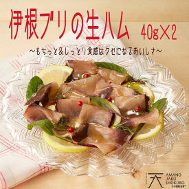 【公式ショップ】伊根ブリの生ハム 40g×2 贈答用 自宅用 お取り寄せ ギフト お酒の肴 晩酌 ブリ 魚介