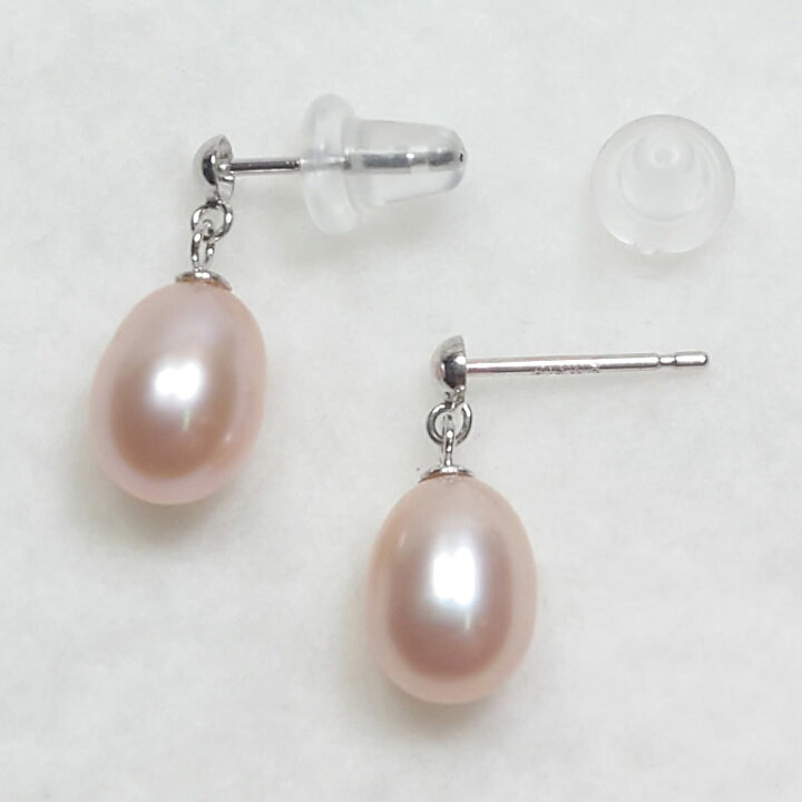 楽天市場】パール 真珠 淡水真珠 ピアス ぶら下がり 6mm ドロップ 