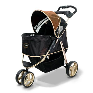 ibiyaya モナーク プレミアムペットジョガー ペットカート 耐荷重約20kg 犬用 ベビーカー おすすめ 多頭 中型犬 小型犬 ブランド おしゃれ 3輪 折りたたみ 収納 コンパクト Monarch Premium Pet Jogger