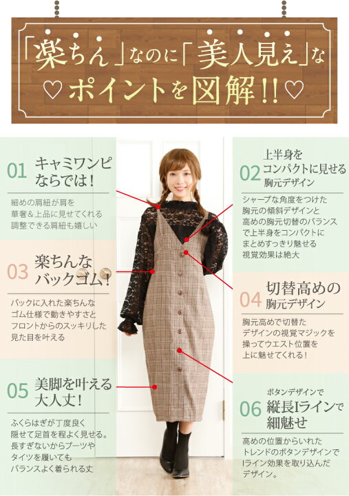 楽天市場 限定 全品p5倍9 26 13 59まで 大きいサイズ レディース ワンピース 選べる2柄 グレンチェック ガンクラブチェック ボタン付き ジャンスカ オリジナル ジャンパースカート Ll 3l 4l 5l Tgll 1 Tgll 2 Tgll 1 Tgll 2 ぽっちゃり