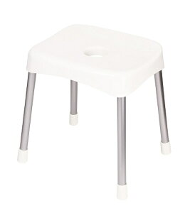 パール金属 風呂 椅子 ワイド 高さ 40cm ホワイト バス スツール スタイルピュア HB-1255 風呂椅子 バスチェア 足 足が長い 高い 水切れ シンプル