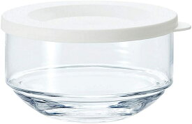 東洋佐々木ガラス 保存容器 ホワイト 約φ10.1×6.1cm マイデリカキーパー 食洗機対応 日本製 B-31301-W-JAN