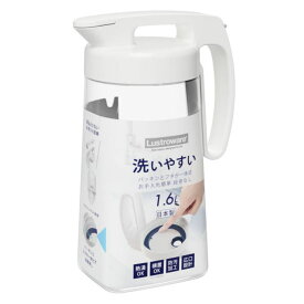 【期間限定10%OFF】麦茶ポット 冷水筒 タテヨコ シームレスピッチャー 1.6 K1285 W