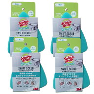 バススポンジ 3M SWIFTSCRUB バス用パワフルパッド スポンジ お風呂掃除 スクラブ 【×4個セット】