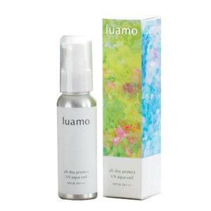 luamo オールデイプロテクト UVアクアヴェール SPF28 PA+++ 50g || ルアモ UVケア 天然由来成分 紫外線 ブルーライトカット 化粧下地 日焼け止め ブルーライト対策 24時間 肌に優しい 肌 守る 艶 輝く