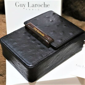 【Guy Laroche】本革製 タバコケース ブラック 黒 ギラロッシュ シガレットケース プレゼント 人気 煙草ケース 箱すっぽりタイプ ギラ・ロッシュ カッコいい タバコケース メンズ レディース 両用 便利 クリスマス