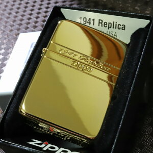 ����ZIPPO 1941���v���J �T�C�h�V�F�� �S�[���h ����i���o�[���� �v���[���g �l�C ���� Zippo �W�b�| ���^���N �������� ����������
