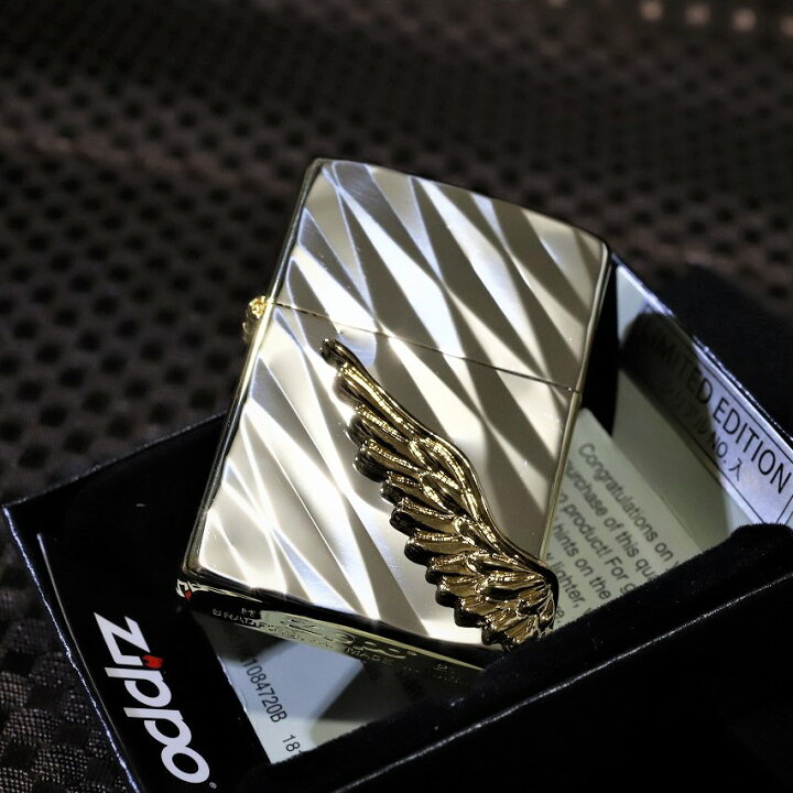 楽天市場】限定ZIPPO 2022年 限定 エンジェルウイング シルバー 