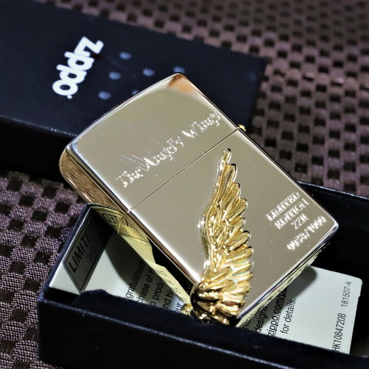 楽天市場】限定ZIPPO 2022年 限定 エンジェルウイング シルバー 