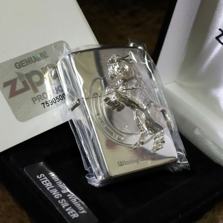 楽天市場】純銀ZIPPO ウイニングウイニー スターリングシルバー 