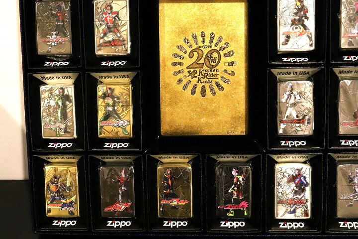 楽天市場】仮面ライダー ZIPPO 限定生産50個 平成仮面ライダー20作品 