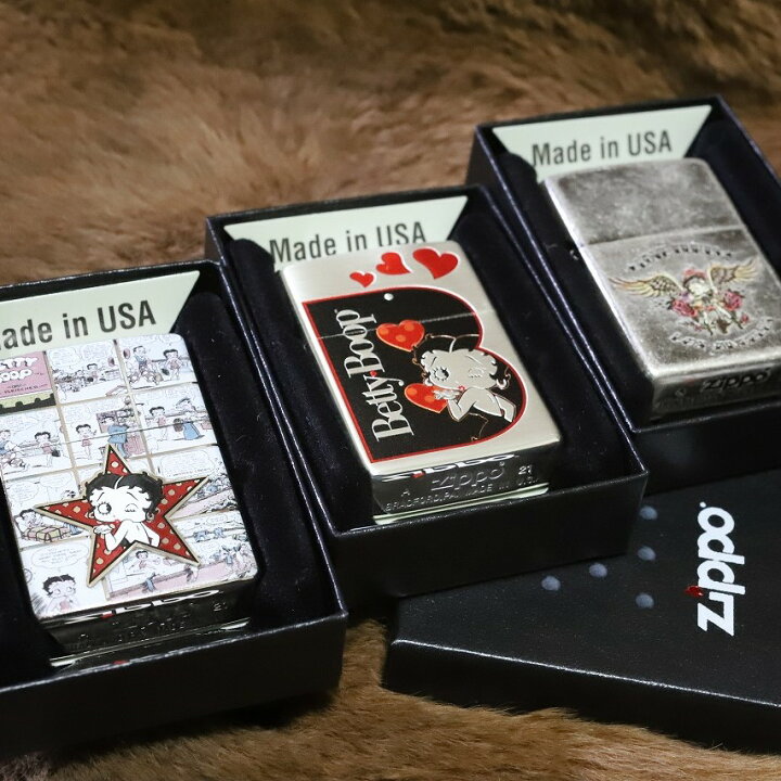 楽天市場】【限定ZIPPO】BettyBoop 90周年記念モデル ベティーブープ 