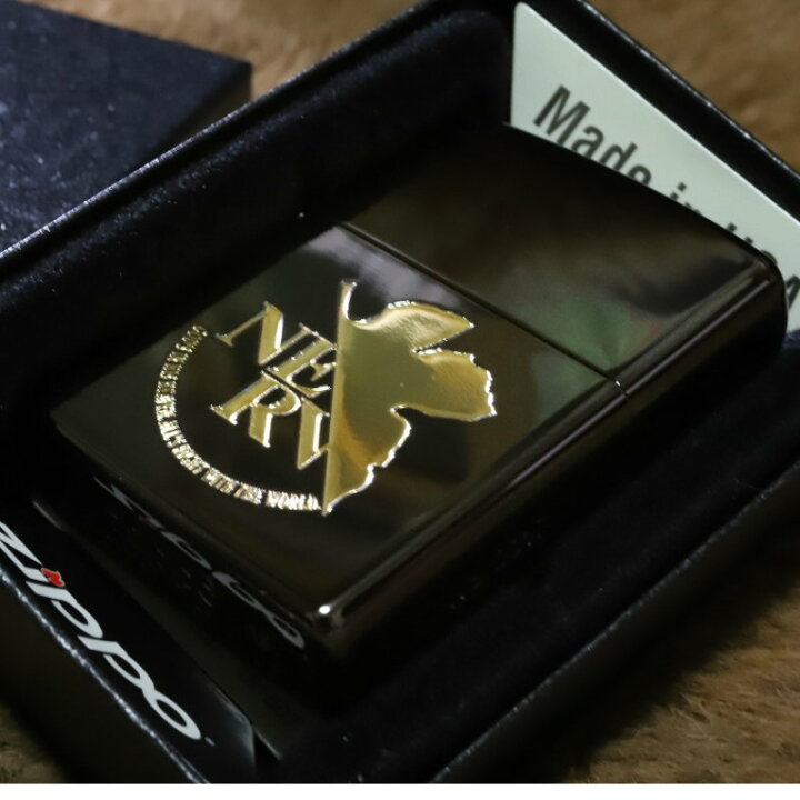 楽天市場】エヴァZIPPO エヴァンゲリオン ネルフマーク ブラック 