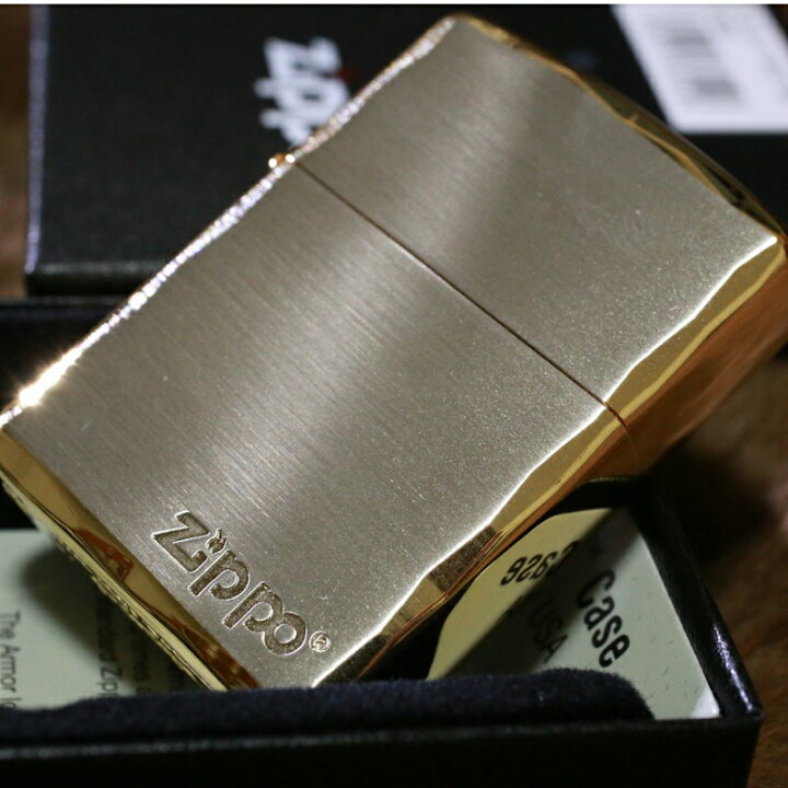 楽天市場】Armor ZIPPO アーマーシンプルロゴ 両面コーナーカット 
