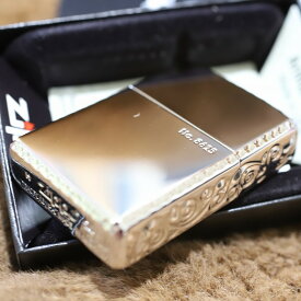 Armor ZIPPO 重厚アーマー 3面彫刻 プラチナコーテイング 深彫り彫刻 シリアルナンバー入り Zippo シンプル アーマージッポ 限定ジッポ アラベスク かっこいい 人気 ジッポ プレゼント