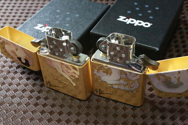 楽天市場】天野喜孝 ZIPPO 風神 雷神 セット ジッポー 金箔風仕上げ 
