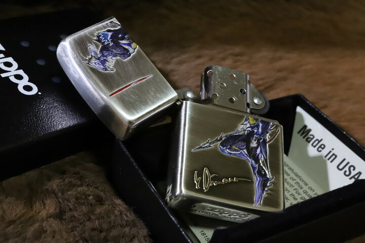 楽天市場】天野喜孝 ZIPPO ファイナルファンタジー 4 竜騎士 ジッポー 