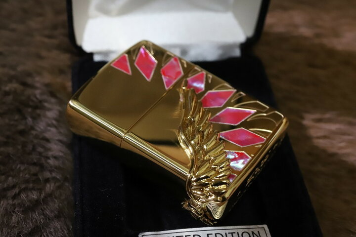 楽天市場】Armor ZIPPO 限定 アーマー エンジェルウイング ゴールド 