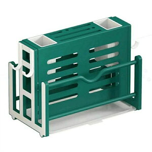 キッチン包丁スタンド ハサミ収納 キッチンナイフ収納 底水切れ 丸洗い可 鍋蓋スタンド付き お箸立て 多機能収納ラック