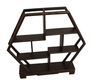 送料無料 飾り棚 おしゃれ アジアン 伝統的 小物 陶器 古風 和風 和家具 違い棚 ディスプレイ 棚 種類豊富 木製 インテリア雑貨