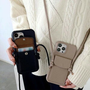 iPhone16 �P�[�X �J�[�h���� �J�[�h���[ �V�����_�[�t�� �x�[�W�� �u���b�N PU ���[�U�[ ������� iphone�P�[�X iphone�J�o�[ �A�C�t�H�� iPhone 16 15 14 13 12 11 pro max plus case �P�[�X �X�}�[�g�t�H�� �X