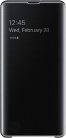 S-View Flip カバー EF-ZG975CBEGUS Samsung Galaxy S10+ S-Viewフリップケース ブラック モデル EF-ZG975CBEGUS フリップ型携帯電話ケース