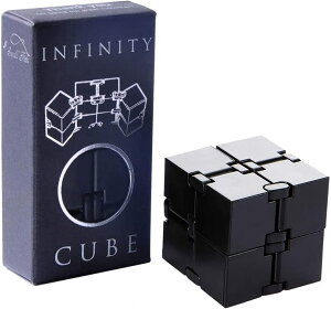 Infinity Cube Fidget Toy, �g���E�����p�Y�� �m��ߋ� �w�K�ߋ� Sensory Tool EDC Fidgeting Game for Kids and Adults, Cool Mini Gadget Best for Stress and Anxiety Relief and Kill Time �q���Ƒ�l�̂��߂̃X�g���X�ƕs���̉�����